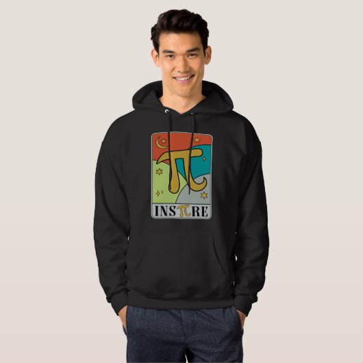Happy Pi Day Retro Groovy Math Teacher Math Geek P Hoodie (Voorkant volledig)