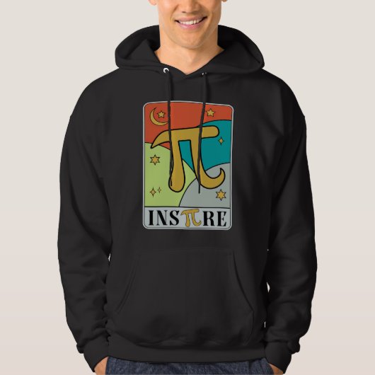 Happy Pi Day Retro Groovy Math Teacher Math Geek P Hoodie (Voorkant)