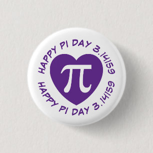 Happy Pi Day Ronde Button 3,2 Cm