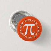 Happy Pi Day Ronde Button 3,2 Cm (Voorkant /achterkant)