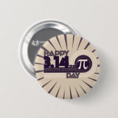Happy Pi Day Ronde Button 5,7 Cm (Voorkant /achterkant)
