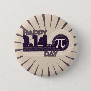 Happy Pi Day Ronde Button 5,7 Cm