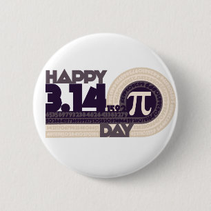 Happy pi Day Ronde Button 5,7 Cm