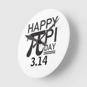 Happy Pi Day Ronde Klok (Hoek)