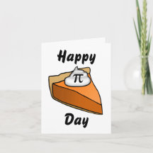 Happy Pi Day Slice of Pie Greeting