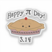 Happy Pi Day Sticker (Voorkant)