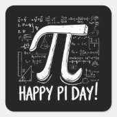 Happy Pi Day Sticker - Wiskunde Lover Gift - Pi Sy (Voorkant)
