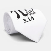 Happy Pi Day Stropdas (Opgerold)