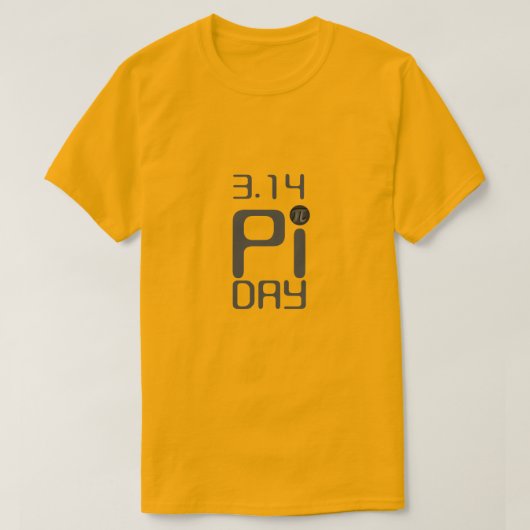Happy Pi Day T-shirt (Design voorkant)