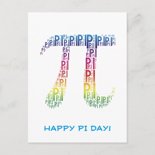 Happy Pi Day | Viel Briefkaart (Voorkant)