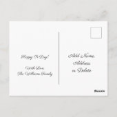 Happy Pi Day Wiskunde Digits 3.14 wiskunde Love Briefkaart (Achterkant)