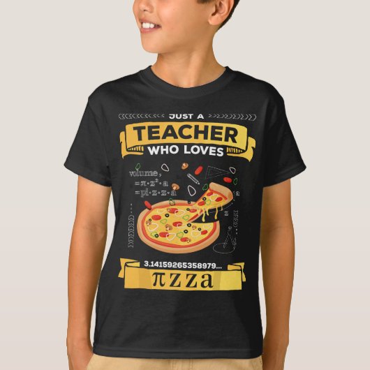 Happy Pi Day Wiskunde Leraren Student Pizza Lover T-shirt (Voorkant)