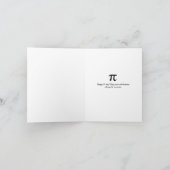 Happy Pi Day Wiskunde Lover Wenskaart Kaart (Binnen)
