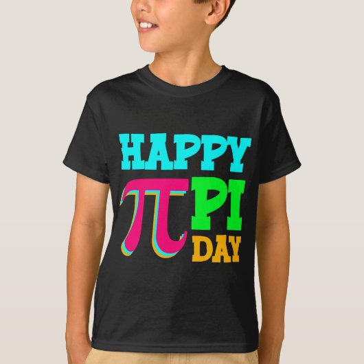 Happy Pi Day Wiskunde Science Teacher Student T-shirt (Voorkant)