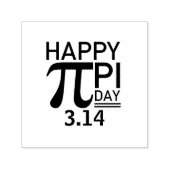 Happy Pi Day Zelfinktende Stempel (Design)