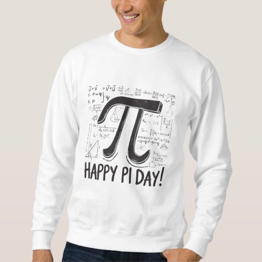 Happy Pi Day zweet Shirt – Fun & Feestelijke Wisku (Voorkant)