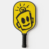 HAPPY pickleball paddle (Achterkant)