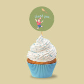 Happy Picknick Verjaardag Kinder Boy Garden Dank u Ronde Sticker