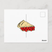 Happy Pie Day - Cherry Pie Briefkaart (Achterkant)