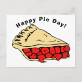 Happy Pie Day - Cherry Pie Briefkaart (Voorkant)