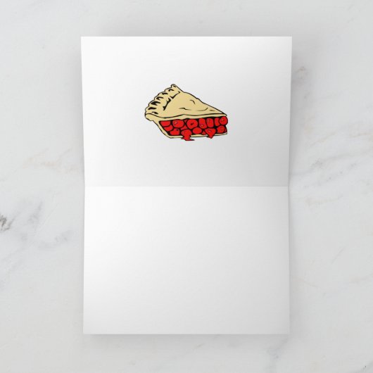 Happy Pie Day - Cherry Pie Kaart (Binnen)