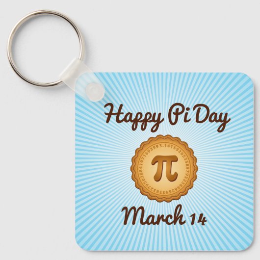 Happy Pie Day Sleutelhanger (Voorkant)