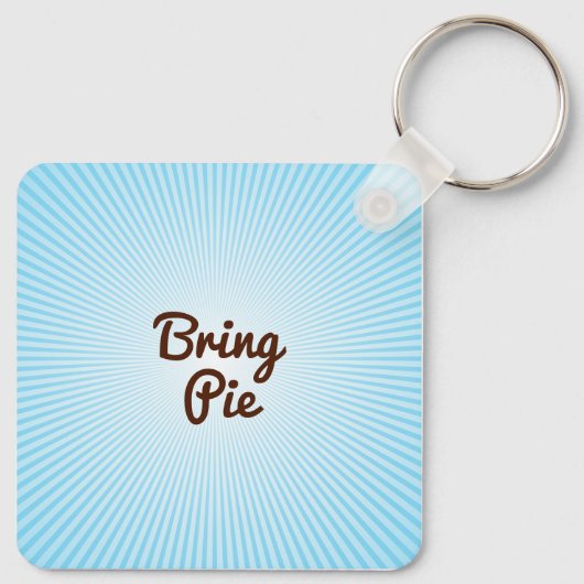 Happy Pie Day Sleutelhanger (Achterkant)