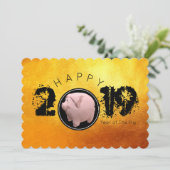 Happy PIg 2019 Original 3D Flat Kaart 1 (Staand voorkant)