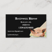 Happy Pig Boerderij Animal Business Visitekaartje (Voorkant)