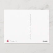 Happy Pig Briefkaart (Achterkant)