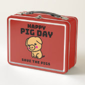 Happy Pig Day save the Pigs Pig save (Voorkant)