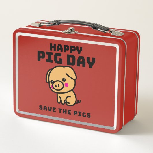 Happy Pig Day save the Pigs Pig save (Voorkant)