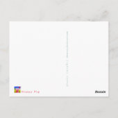 Happy Pig Happy Birthday Briefkaart (Achterkant)