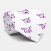 Happy Pig, Happy Pig, Happy Pig, Happy Pig, Hap... Stropdas (Opgerold)