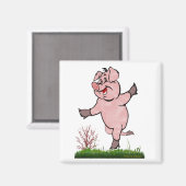Happy Pig Magnet (Voorkant / Achterkant)