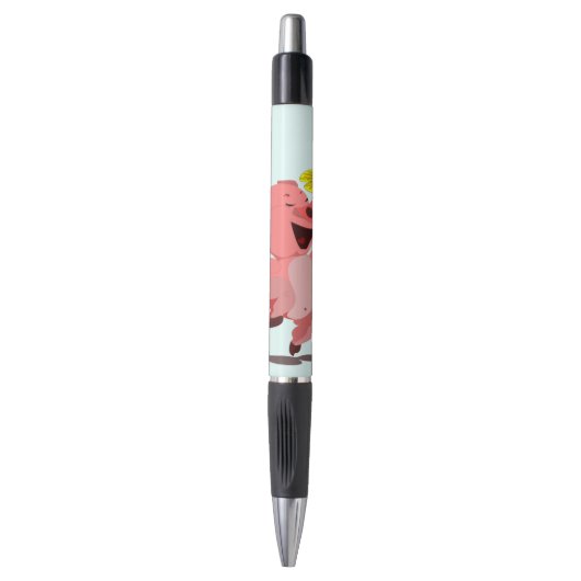 Happy Pig met Daisy Pen (Voorkant Verticaal)