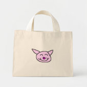 Happy Pig Mini Tote Bag (Voorkant)