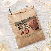 Happy PIg Nieuwjaar 2019 gepersonaliseerd Favor Ba Bedankzakje (Geknipt)