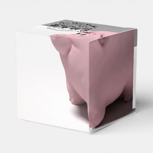 Happy PIg Nieuwjaar 2019, gepersonaliseerd fortuin Bedankdoosjes (Achterkant)