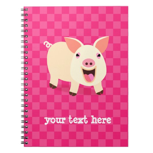 Happy Pig Notitieboek (Voorkant)