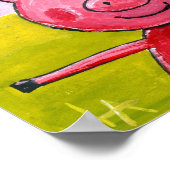 Happy Pig Poster (Hoek)