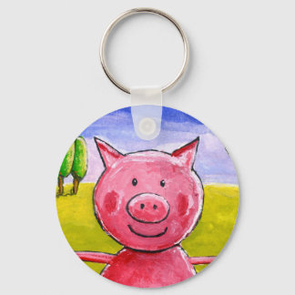 Happy Pig Sleutelhanger