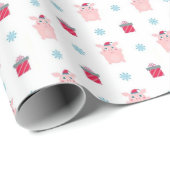 Happy Piggy Wrapping Paper Cadeaupapier (Rol Hoek)