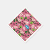 Happy Piglets in de modder Napkins Servet (Hoek)