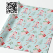 Happy Pigs-kerstpatroon Cadeaupapier