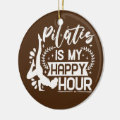 Happy Pilates Instructor Girl Funny Pilates Lover Keramisch Ornament (Links)