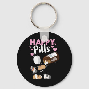 Happy Pill Guinea Pig Sleutelhanger