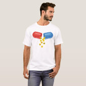 Happy Pill: positieve motieven T-shirt (Voorkant volledig)