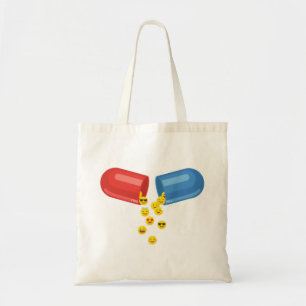 Happy Pill: positieve motieven Tote Bag