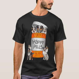 Happy Pills Australische Herder T-shirt